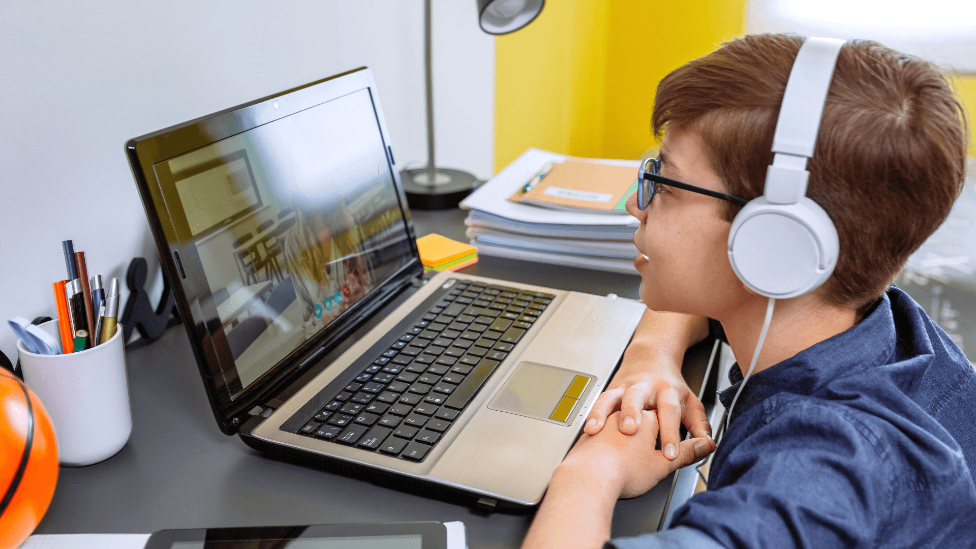 Students studying IELTS online foundation course