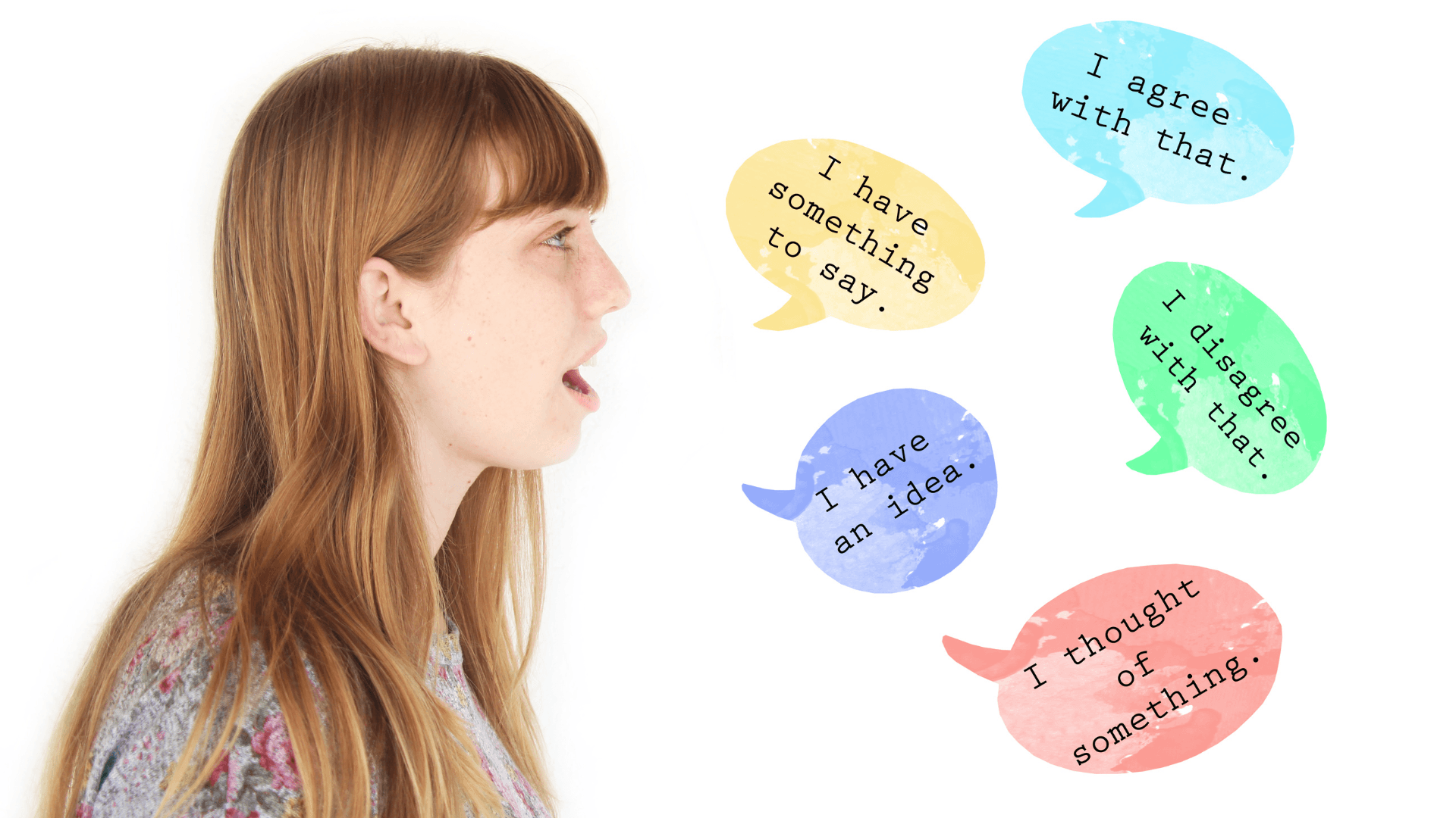 Student practising IELTS speaking online